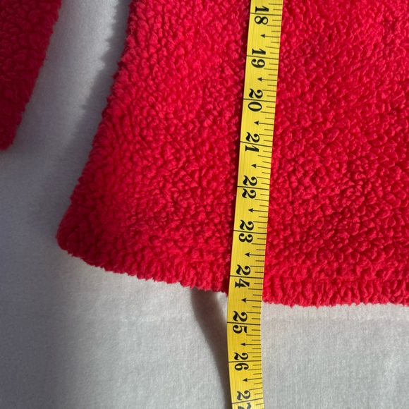 Holiday Time Red and Black Fleece Sweater - Picture 9 of 11